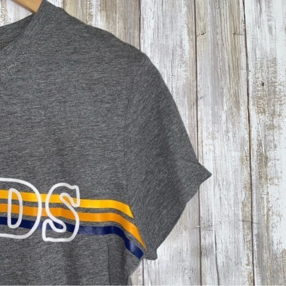 NWT NHL Nashville Predators Grey Velvet Lettering Tee - Picture 5 of 5
